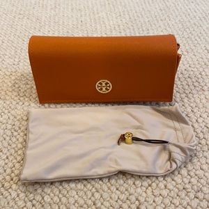 Tory Burch sunglasses case & dust bag